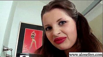Alone horny girl love sex toys for masturbation clip 02