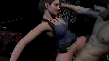 Fucking jill valentine standing up resident evil porn parody