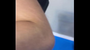 Helping my friend shaira to exercise then we get a little horny and wet our pussies touching each other