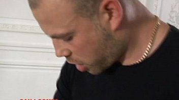 Young girlfriend double blowjob