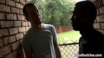 Black Boy And White Guy In Interracial Gay Scene 02 thumbnail