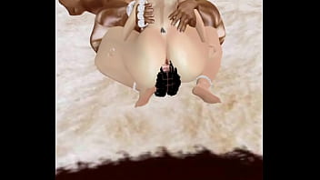 Chica morena le gusta mi polla en imvu