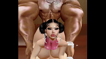 Chica morena le gusta mi polla en imvu
