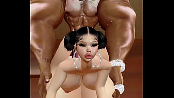 Chica morena le gusta mi polla en imvu
