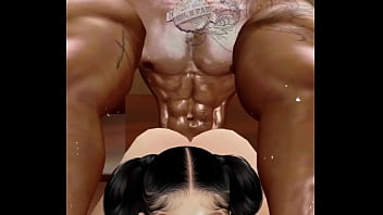 Chica morena le gusta mi polla en imvu