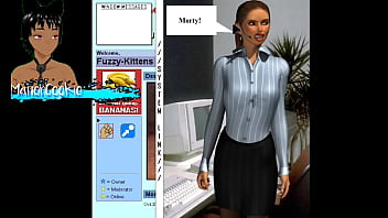 Up the wazoo found this game where you mess a office lady and it is something with very old style type internet