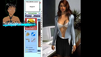 Up the wazoo found this game where you mess a office lady and it is something with very old style type internet
