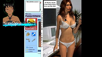 Up the wazoo found this game where you mess a office lady and it is something with very old style type internet