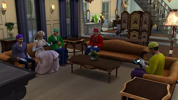 Mario has to watch his wife peach get fucked after losing game