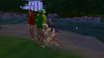 Mario has to watch his wife peach get fucked after losing game