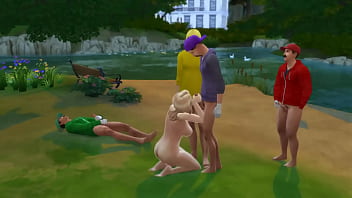 Mario has to watch his wife peach get fucked after losing game