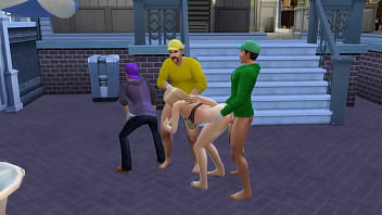 Mario has to watch his wife peach get fucked after losing game