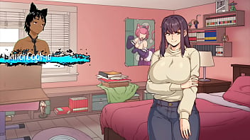 Benefitship having some fun with a roommate and having a voluptuous body and massive dick