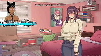 Benefitship having some fun with a roommate and having a voluptuous body and massive dick