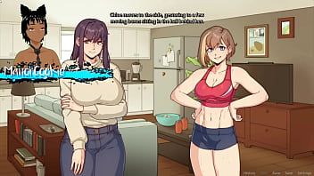 Benefitship having some fun with a roommate and having a voluptuous body and massive dick