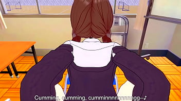 Chizuru gets horny at the library then has sex again in the bedroom rental girlfriend hentai