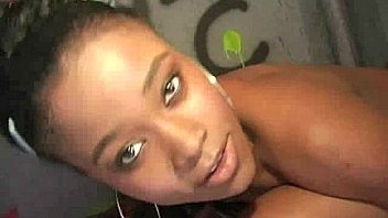 I sneak black bj as i fuck husband thrue gloryhole 23