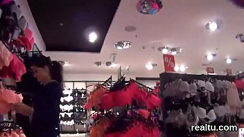 Exceptional czech chick is seduced in the supermarket and rode in pov