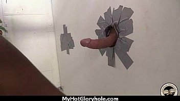 Gloryhole secrets ebony sucking off strangers pov 15