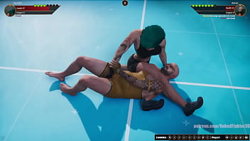Marilith vs aaron nf3d mixed mma femdom combat