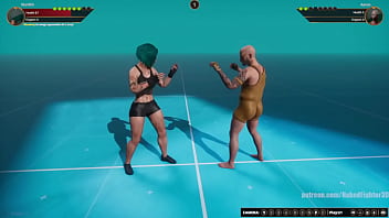 Marilith vs aaron nf3d mixed mma femdom combat