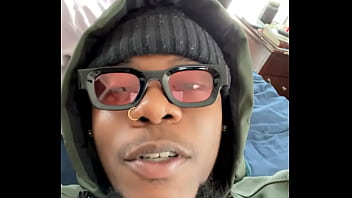 Ebony slut deep throating my cock while i talk about having a good day