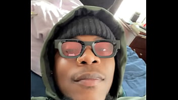 Ebony slut deep throating my cock while i talk about having a good day