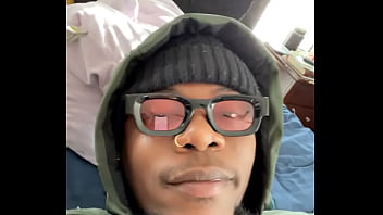 Ebony slut deep throating my cock while i talk about having a good day