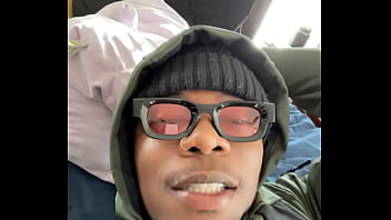 Ebony slut deep throating my cock while i talk about having a good day