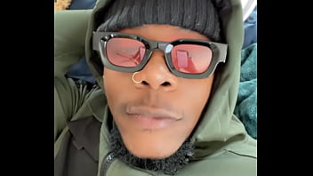 Ebony slut deep throating my cock while i talk about having a good day