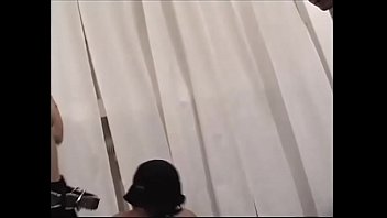 Two strangers takes care of a bitch