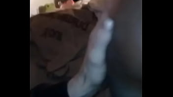 Interracial couple white man eating black girls asshole