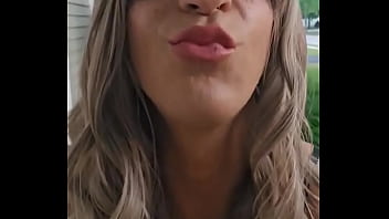 Am I A Good Sissy Slut Crossdressed Outside Sitting In Front Of My House Smoking A Cigarette At 6am After An All Nighter thumbnail