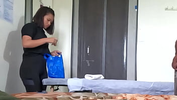 Happy massage in spa