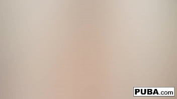 Hot babe works her wet pussy