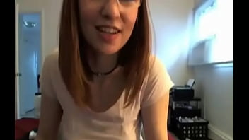 Estudiante española zorreando en la webcam