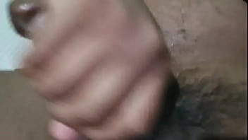 Blockdilo hot black cock hand job with oily