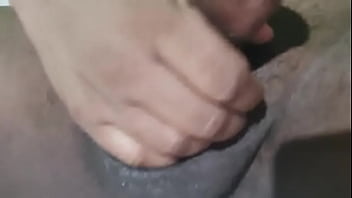 Blockdilo hot black cock hand job with oily