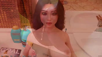 Being a dik #164 rich busty brunette gets her first facial