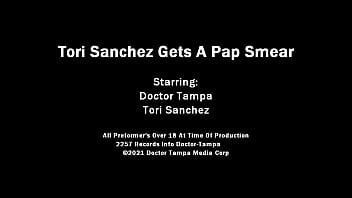 Dr tampa tori sanchez gets a pap smear