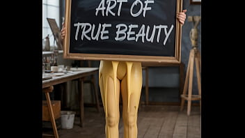 Nude woman covered by cheese