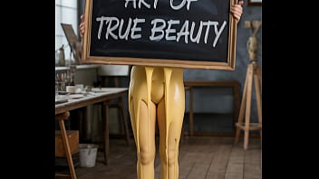 Nude woman covered by cheese