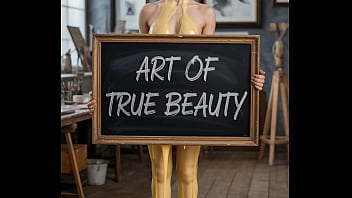 Nude woman covered by cheese