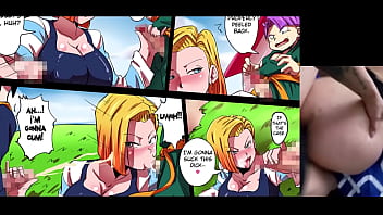 Viendo porno de dragon ball para que se caliente mi m