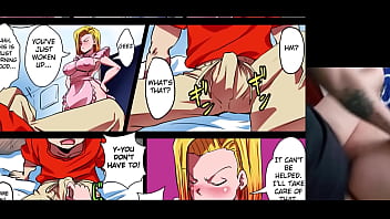 Viendo porno de dragon ball para que se caliente mi m