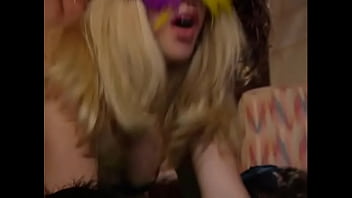 Regina a tasty cup of cum after the double anal