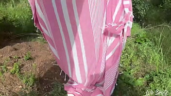 Public fuck in barcelona park