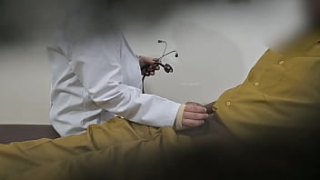 Lorry driver dick jerked in clinic Lorry driver dick jerked in clinic