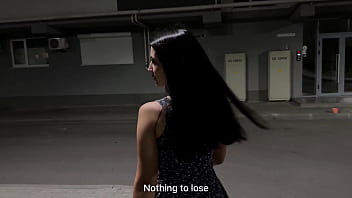 Unknown girl easy catch for me to fuck in the hallway i creampie her pussy