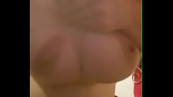 Homemade wife playing with big tits